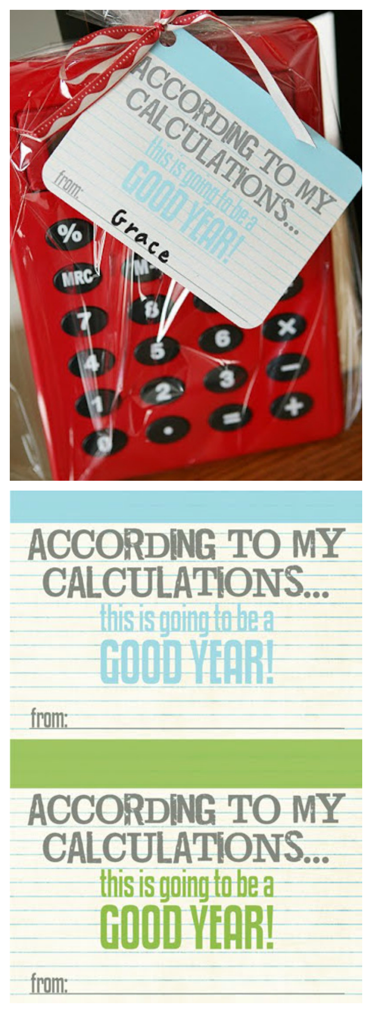 Back To School Teacher Gift | According to my Calculations... This is going to be a Good Year! 