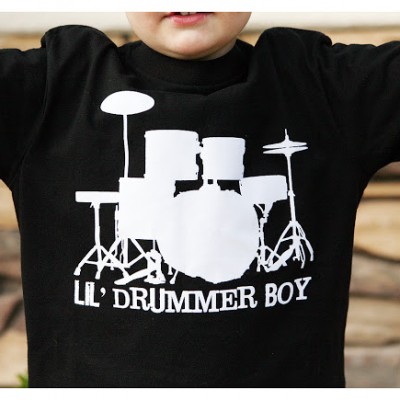 Lil’ Drummer Boy T-Shirt Tutorial