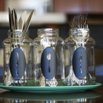 {Silhouette Project} Silverware Jars