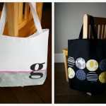 Decorating bags with Silhouette fabric interfacing