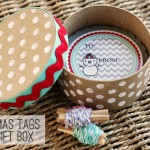 Christmas Tags + Gift Box