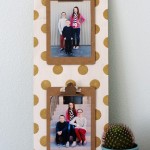 Polka Dot Clipboard Sign