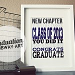 Graduation Subway Art 2013