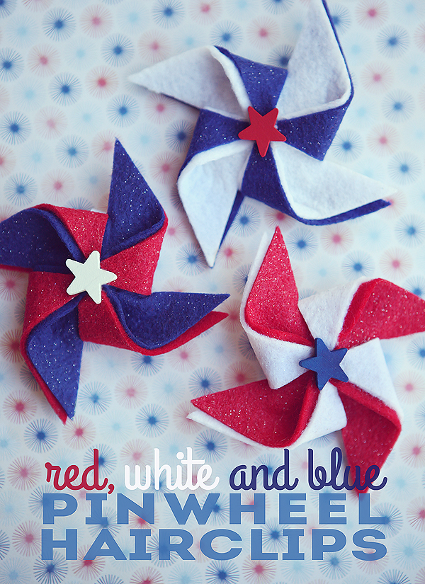 Red White Blue Pinwheel