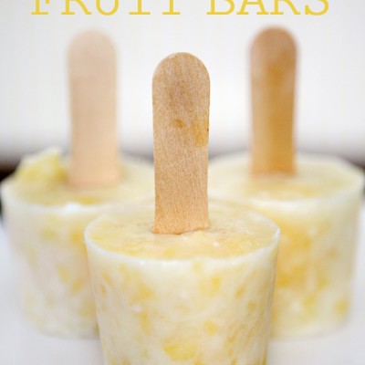 pina colada frozen fruit bars