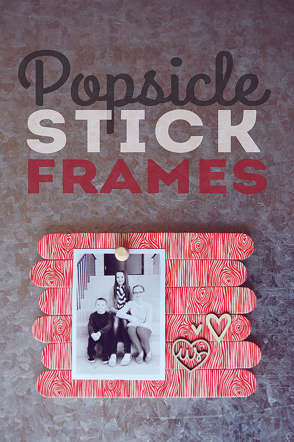 DIY Popsicle Stick Photo Frame - A DIY Project for Kids - DIY, I'm Home