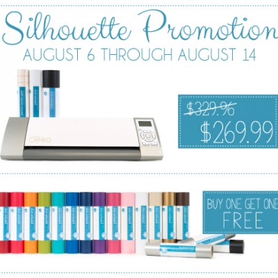 Silhouette Promotion + GIVEAWAY