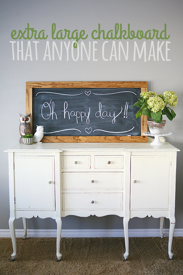How to Make a Huge DIY Chalkboard for Cheap