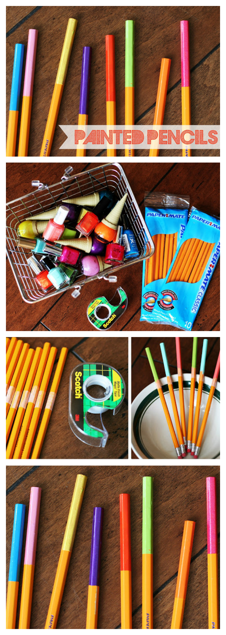 Painted Pencils | Fun Back to School Project the kids will love! 