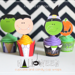 Halloween Cupcake & Candy Cup Wraps