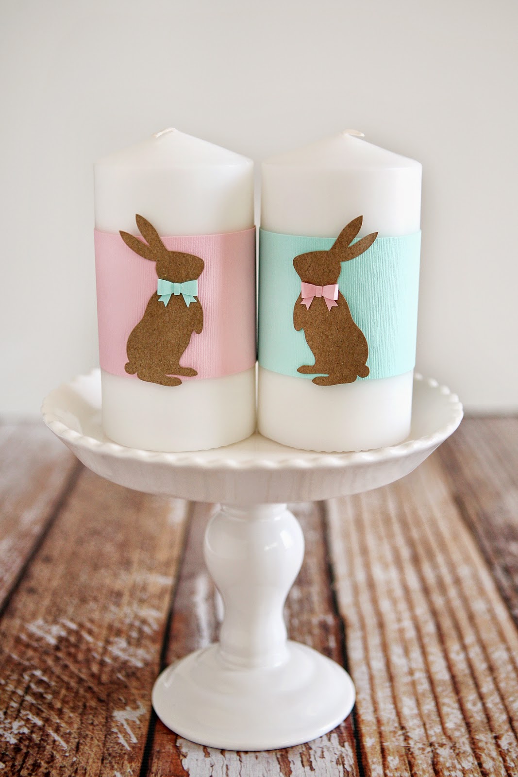 Mr and Mrs Bunny Candles Eighteen25