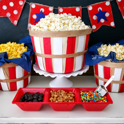 Fourth of July Popcorn Bar