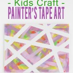 Kids Craft – Painters Tape Art