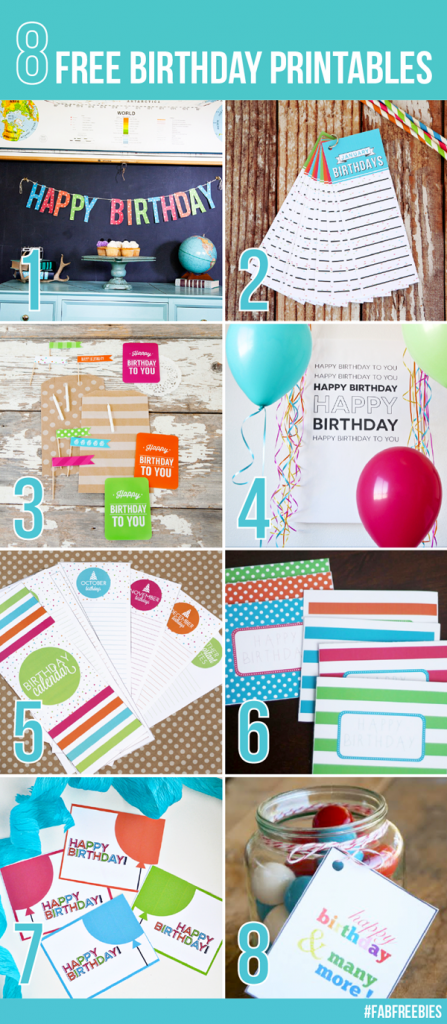 Birthday Tracker Tags - Eighteen25