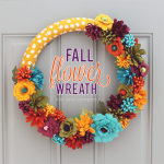 Fall Flower Wreath