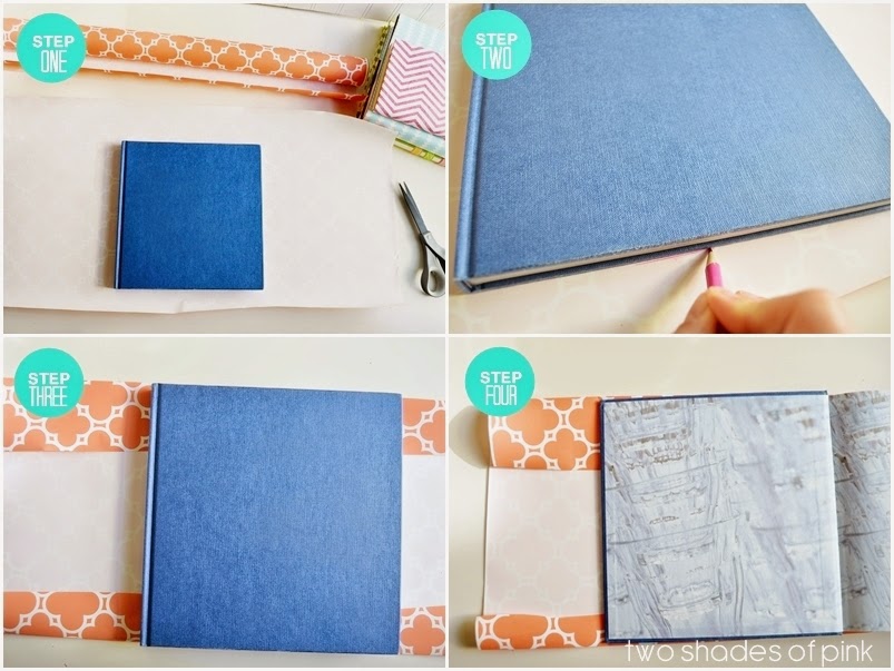 Quick & Easy DIY Wrapping Paper Using Book Pages