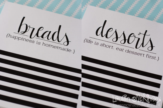 FREE Printable Recipe Binder