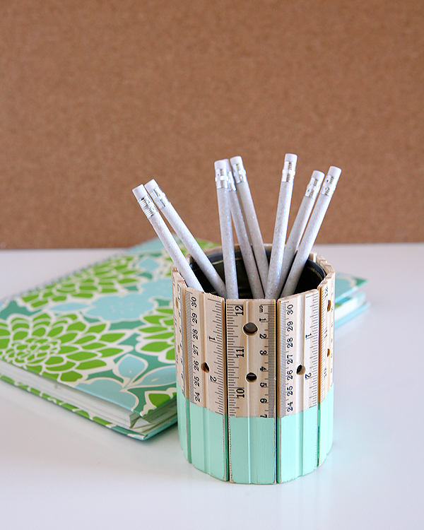 Aqua & Purple Notebook Pen Holder, Planner Pen Holder, Pen Holder