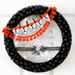 Glam Spider Halloween Wreath