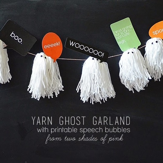 Yarn Ghost Garland - Eighteen25