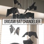 Origami Bat Chandelier