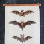 DIY Bat Print Wall Hanging