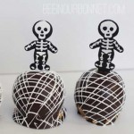 Skeleton Caramel Apple Toppers