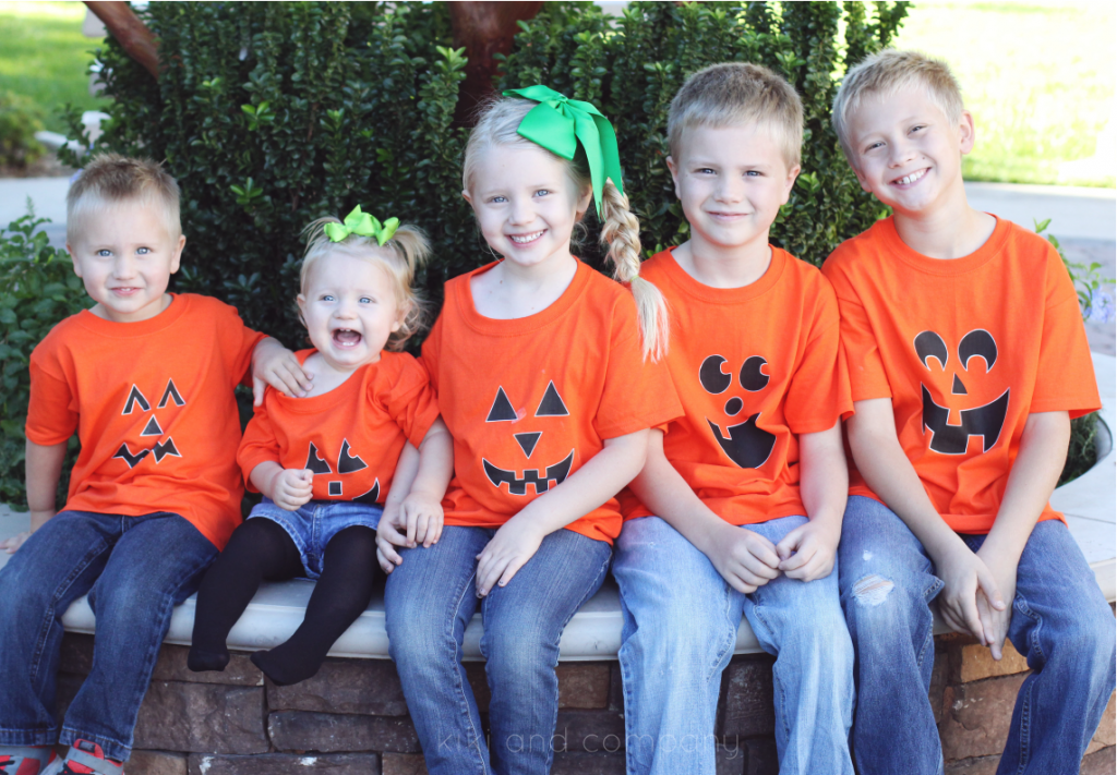 Make Your Own Pumpkin Shirt For Halloween | Eighteen25