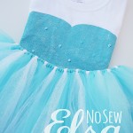 DIY No Sew Elsa Costume