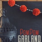 Halloween Pom Pom Garland