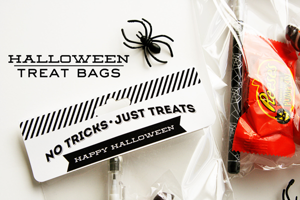 Halloween Bags + Toppers -