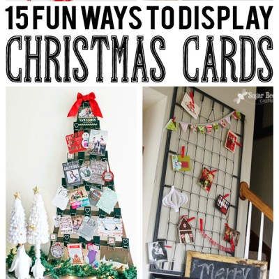 15 Fun Ways To Display Christmas Cards