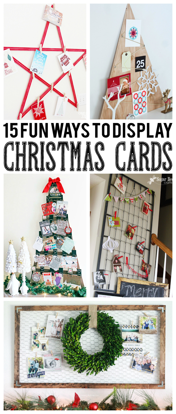 15 Fun Ways To Display Christmas Cards - Eighteen25