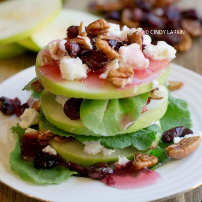 Apple, Goat Cheese and Cranberry Salad