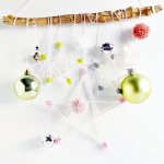 Lollipop Stick Star Ornaments