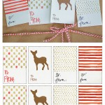 Free Printable Holiday Gift Tags