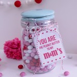 Peanut Butter M&M’s Valentine Gift