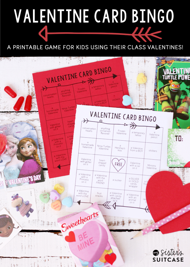 Printable Valentine Card Bingo