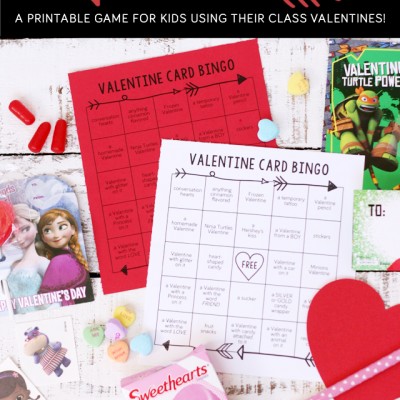Valentine Card Bingo