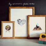 DIY Geometric Photo Mats