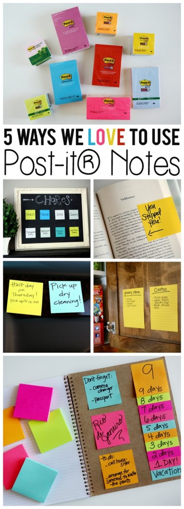 How to Use Post-it Notes to Organize