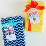 Printable Happy Birthday Tags