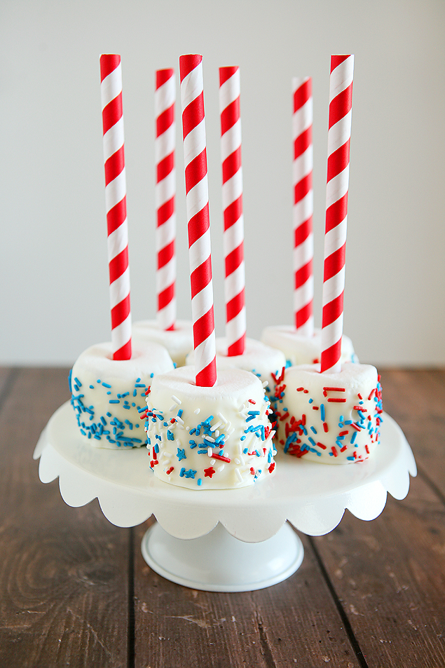 dipped marshmallow pops