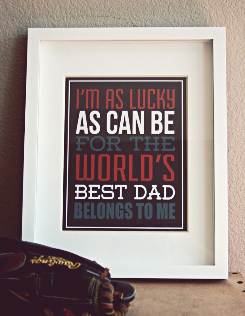 father's day print