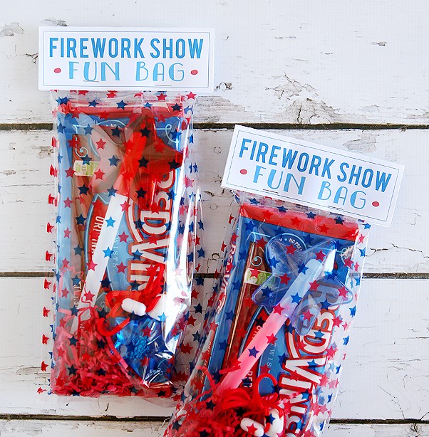 Fireworks Goodie Bags for Kids - The Happy Scraps