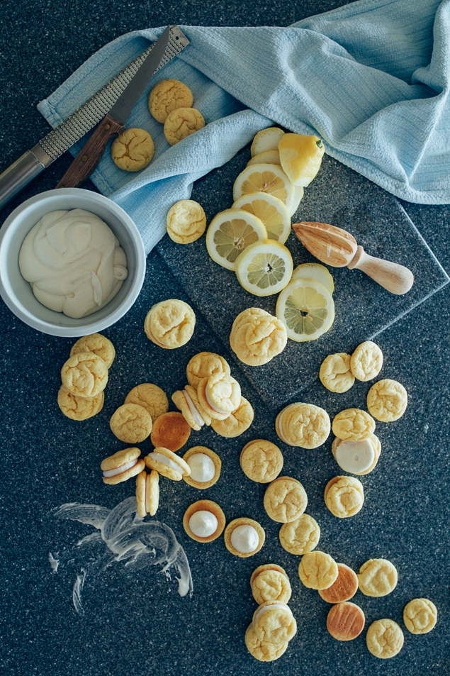 Sweet Lemon Cookie Sandwiches (3)