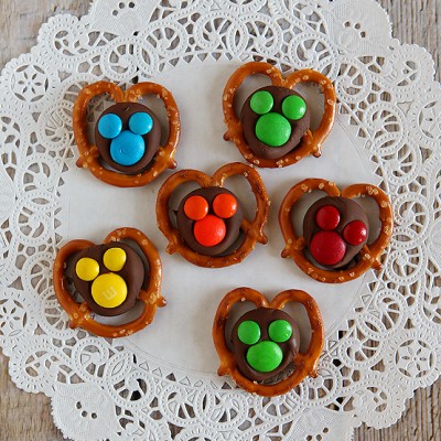 Chocolate Covered Mickey Pretzels