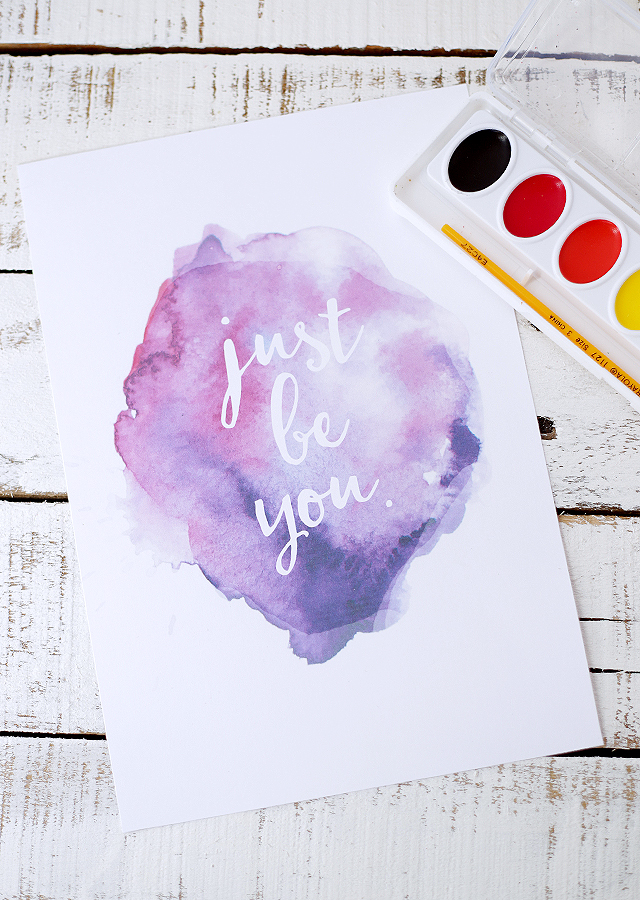 Free Printable Watercolor Notebook Covers