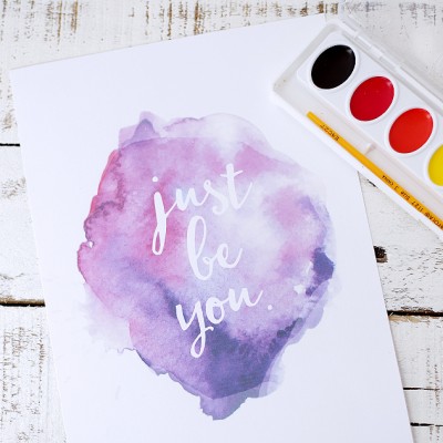 Free Printable Watercolor Notebook Covers