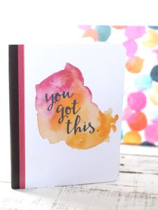 Free Printable Watercolor Notebook Covers - Eighteen25